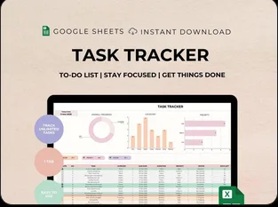 I will create Excel and Google Sheets trackers with formulas